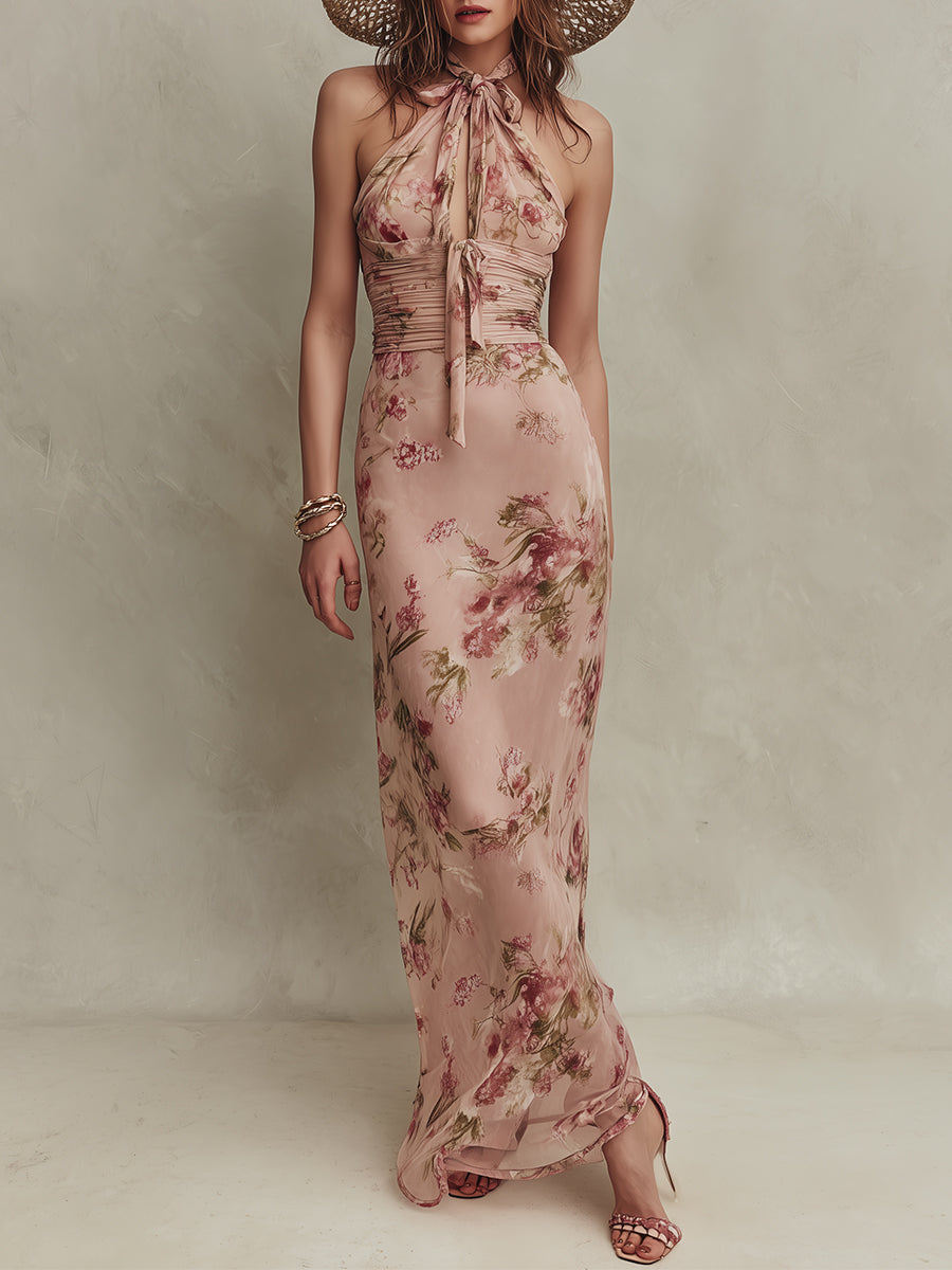 Lia Floral Chiffon Dress