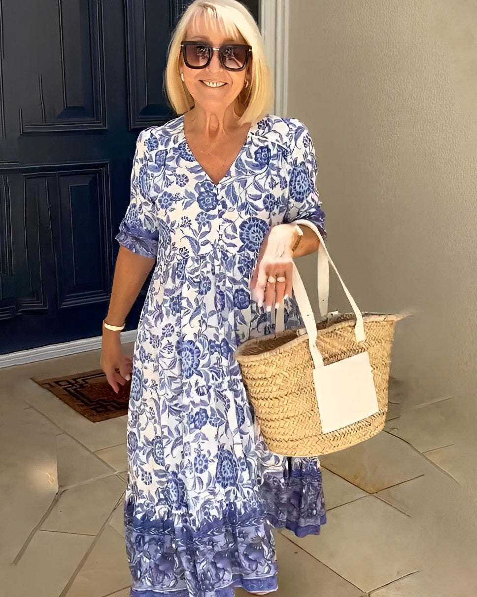 Keisha Graceful Floral Dress