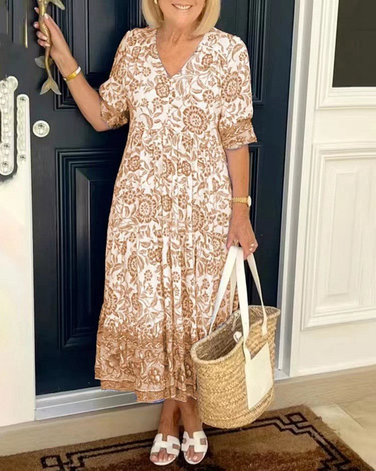 Keisha Graceful Floral Dress