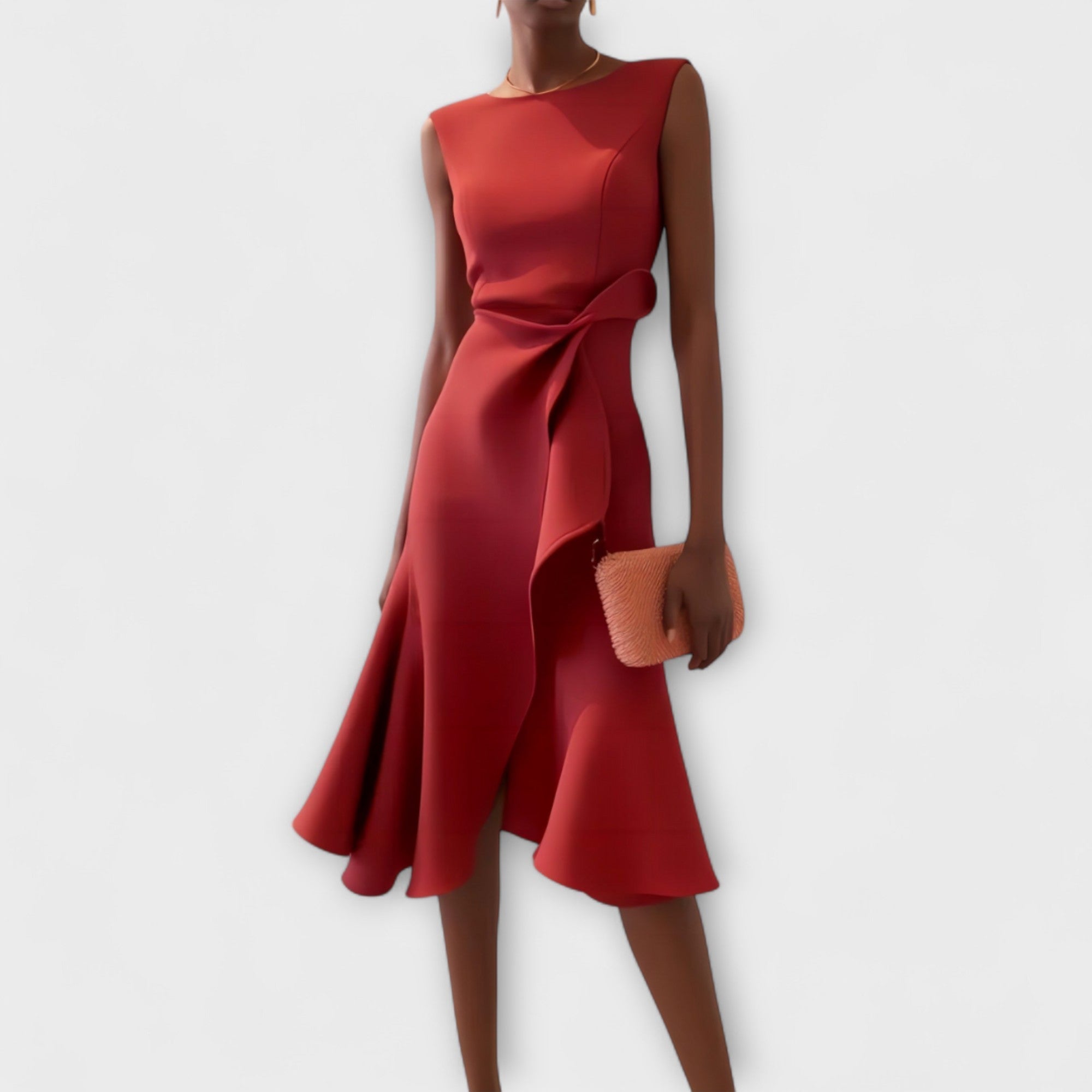 Nora | Draped Asymmetric Midi