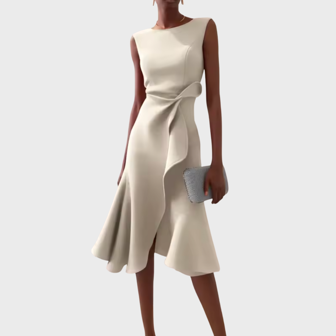 Nora | Draped Asymmetric Midi