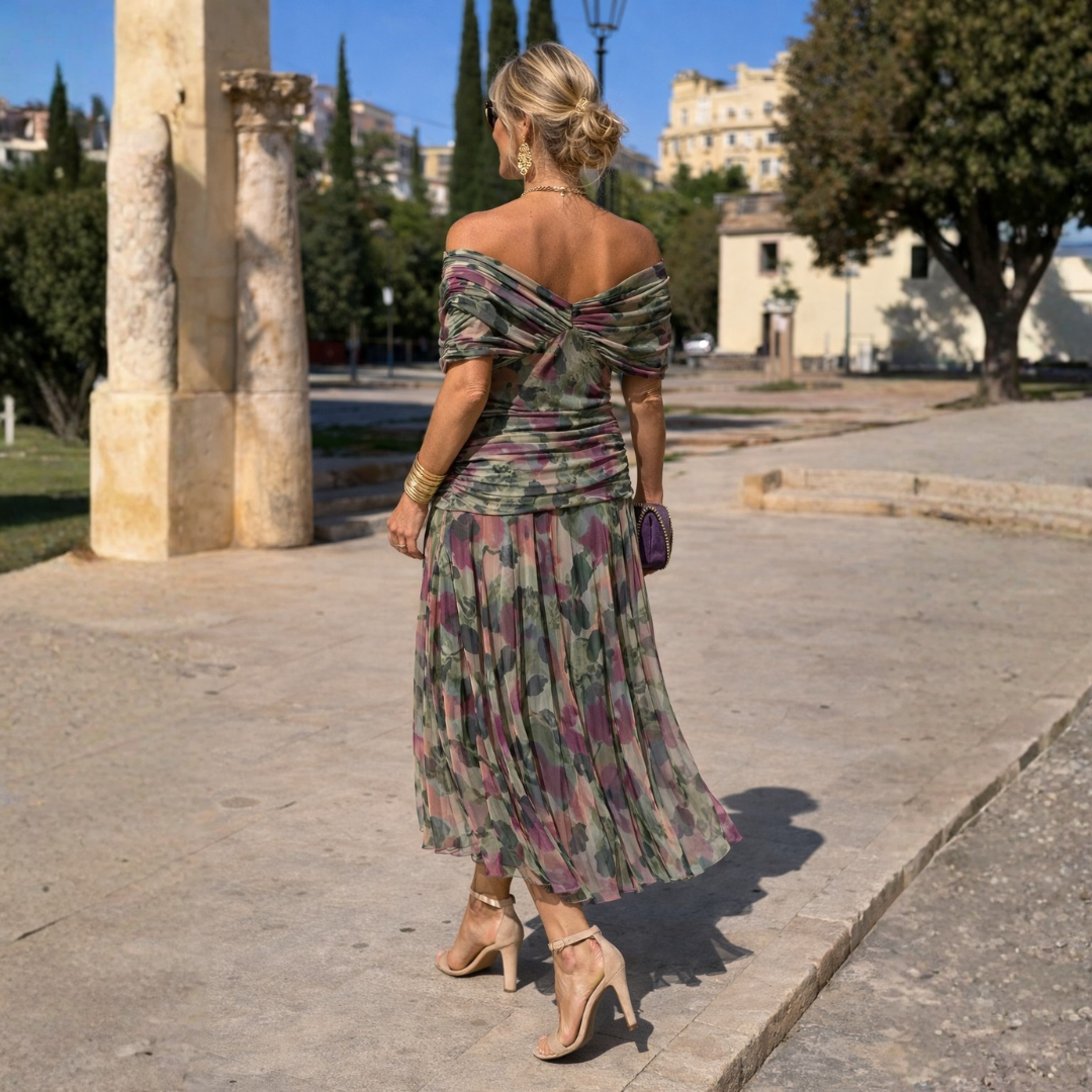 Mikaela Off Shoulder Maxi Dress