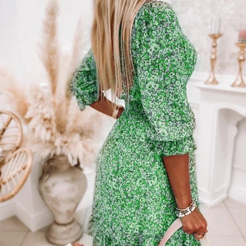Sunna Elegant Floral Dress