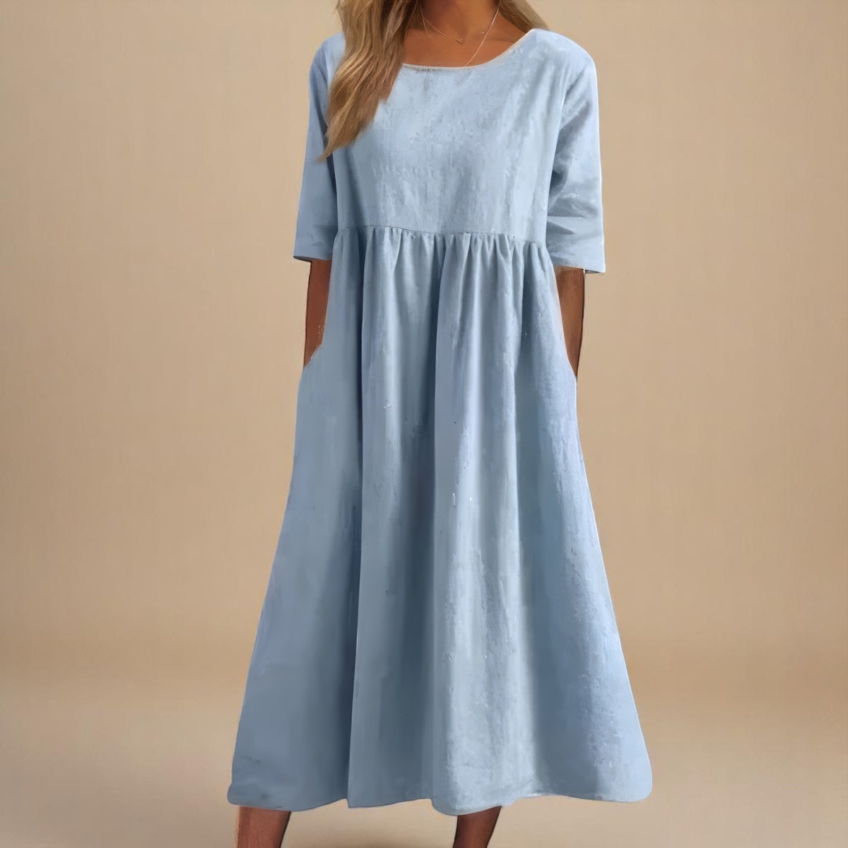 Emily Classic Mid Sleeve Dress