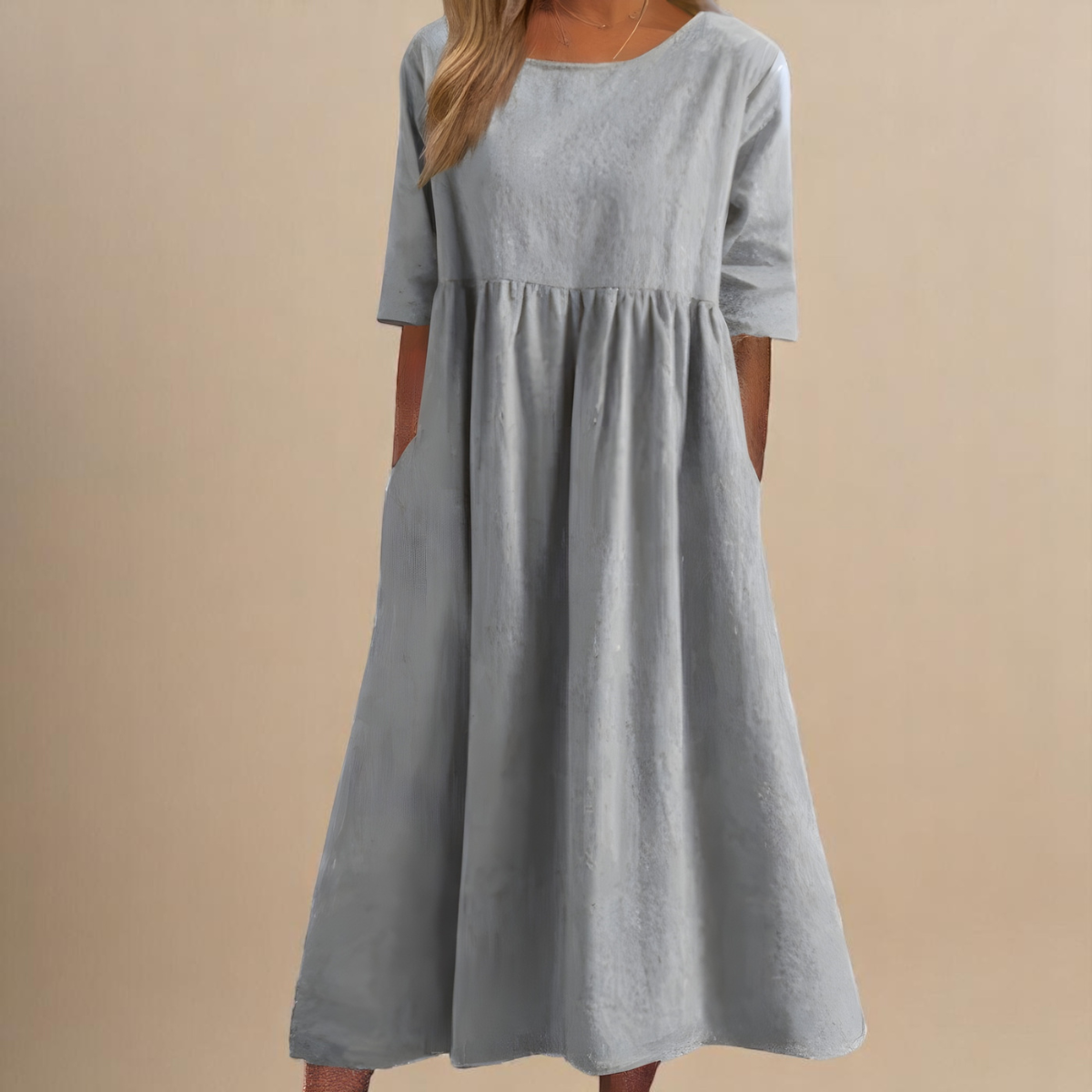 Emily Classic Mid Sleeve Dress