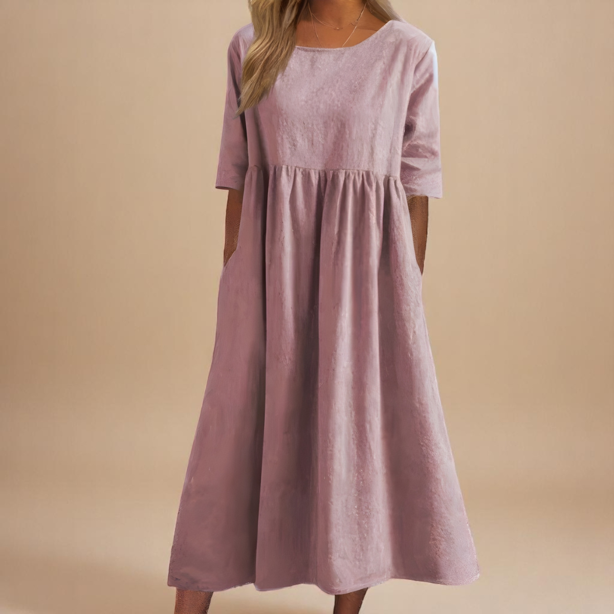 Emily Classic Mid Sleeve Dress