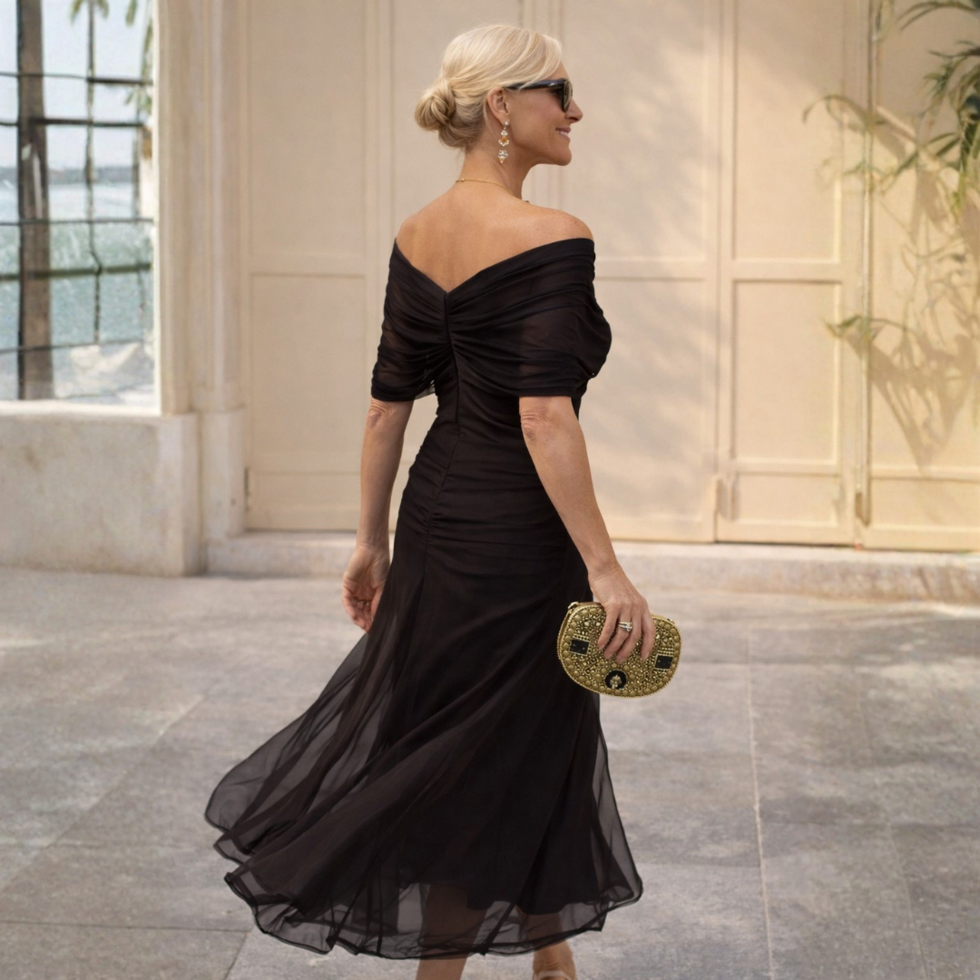 Mikaela Off Shoulder Maxi Dress