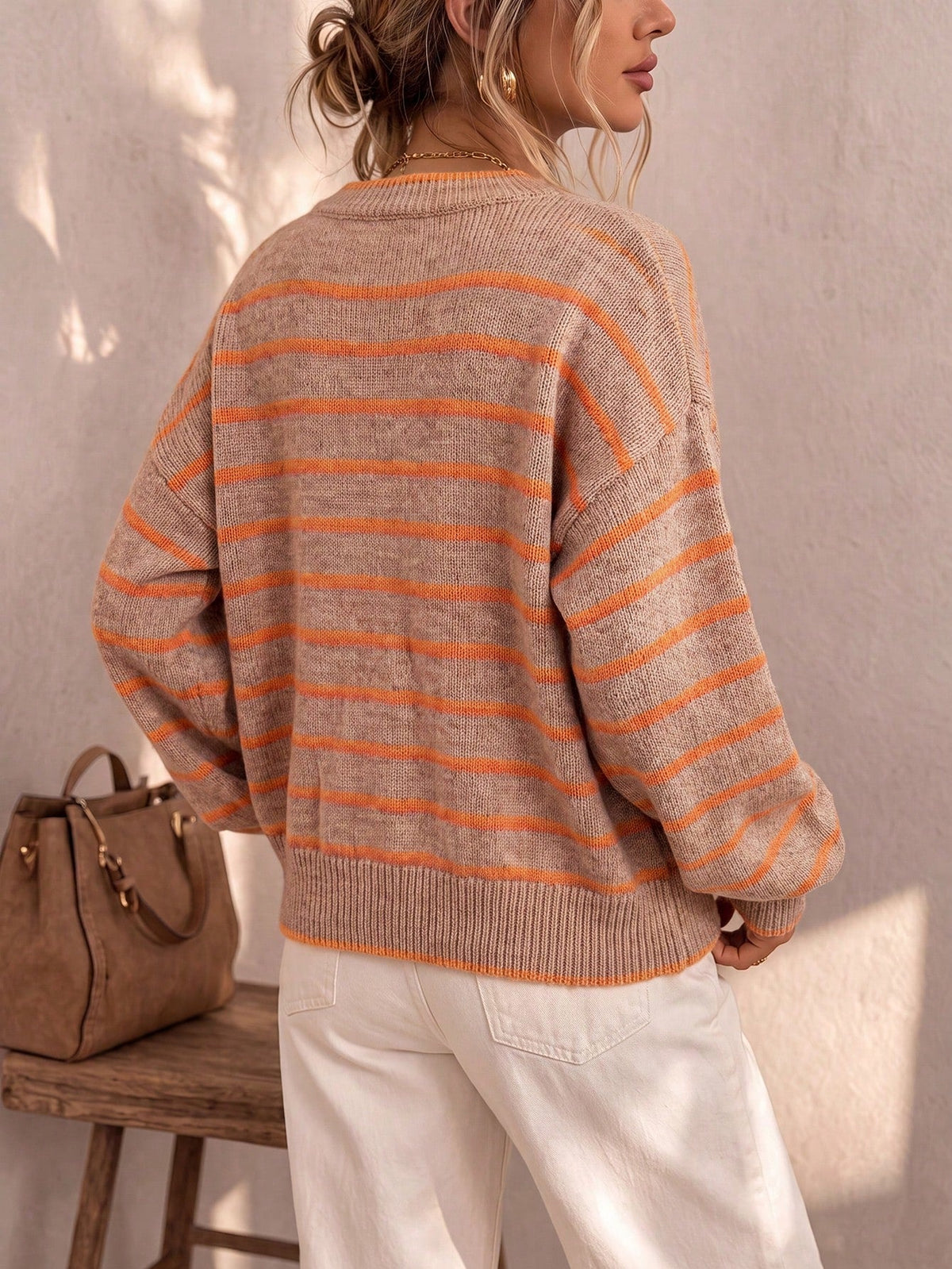 Mabel Striped Knit Cardigan