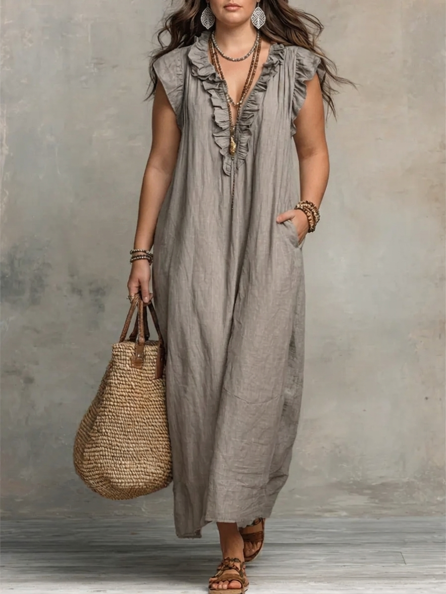 Camellia Summer Maxi Dress