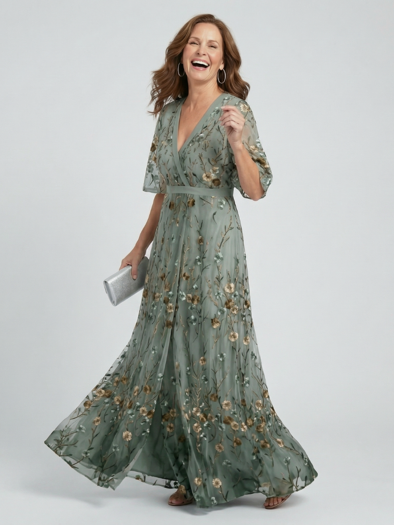Athena | Halter Bloom Flow Maxi Dress