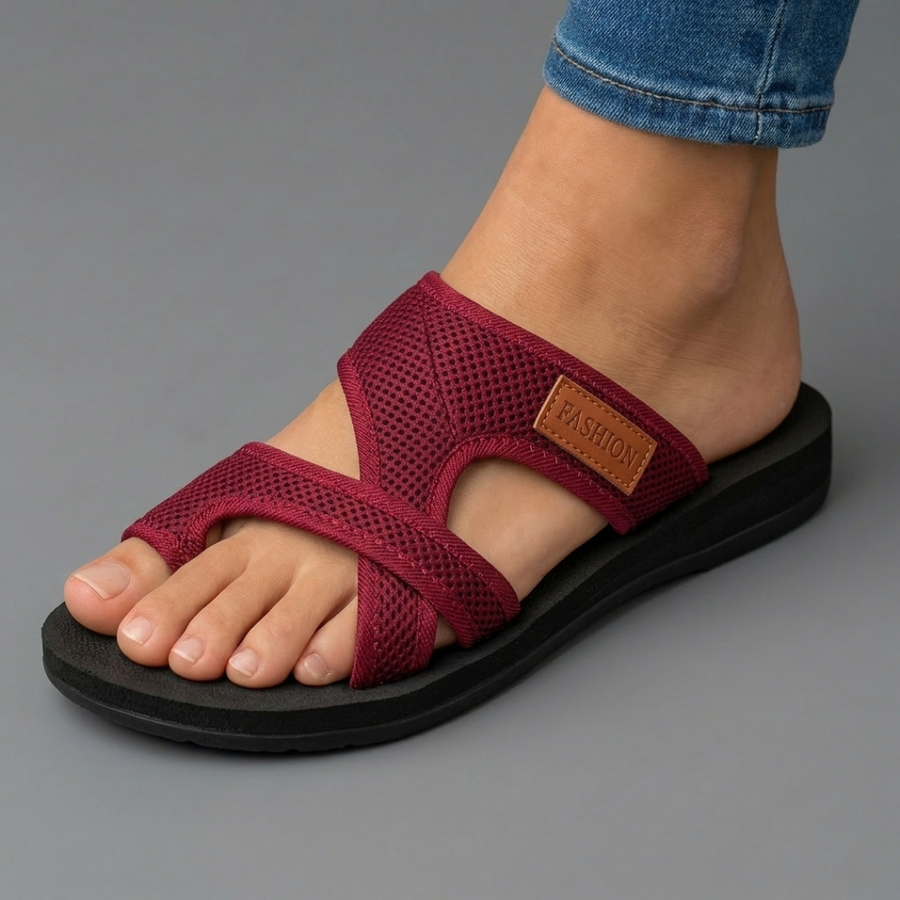 Nadette Cushioned Slide Sandals