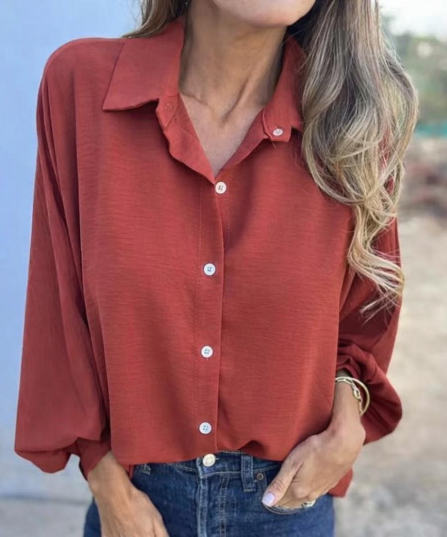 Laurel | Elegant Button Blouse