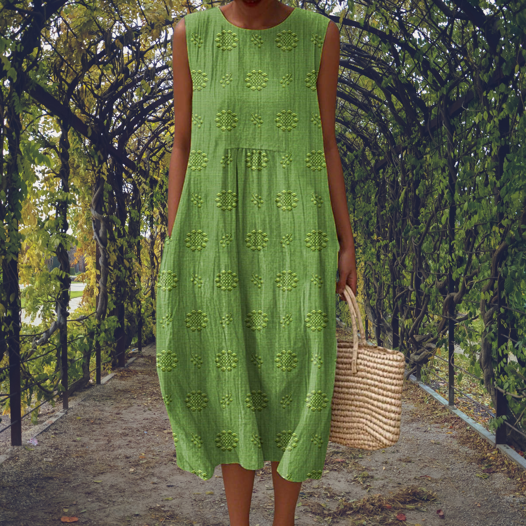 Aikaterini Sleeveless Pocket Dress