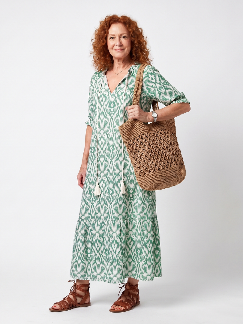 Ilara Tassel Midi Dress