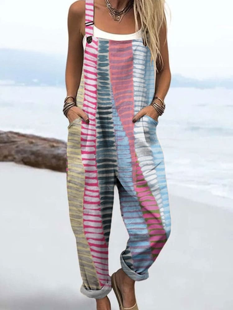 Coastal Rhythm Dungarees