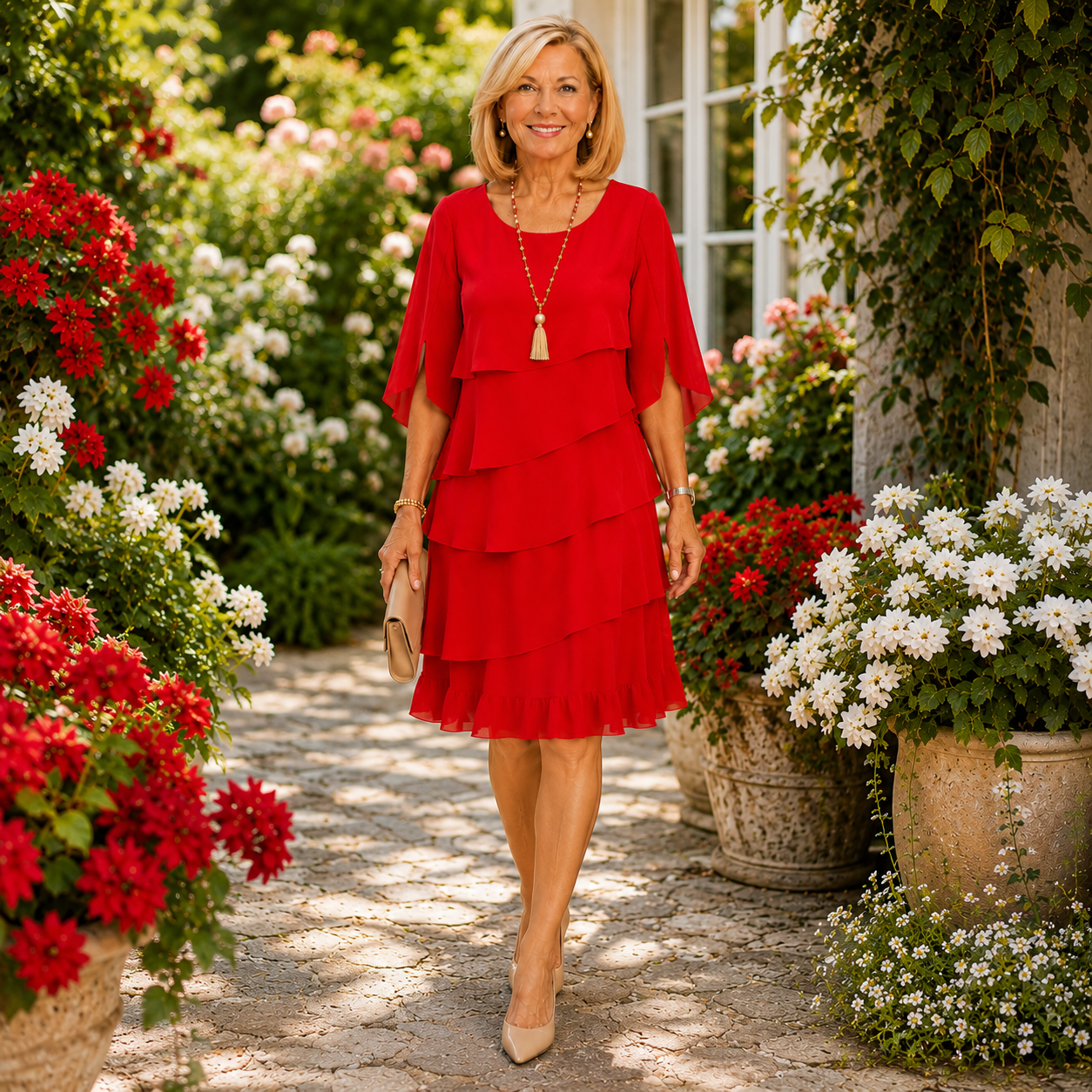 Patricia Elegant Ruffle Dress