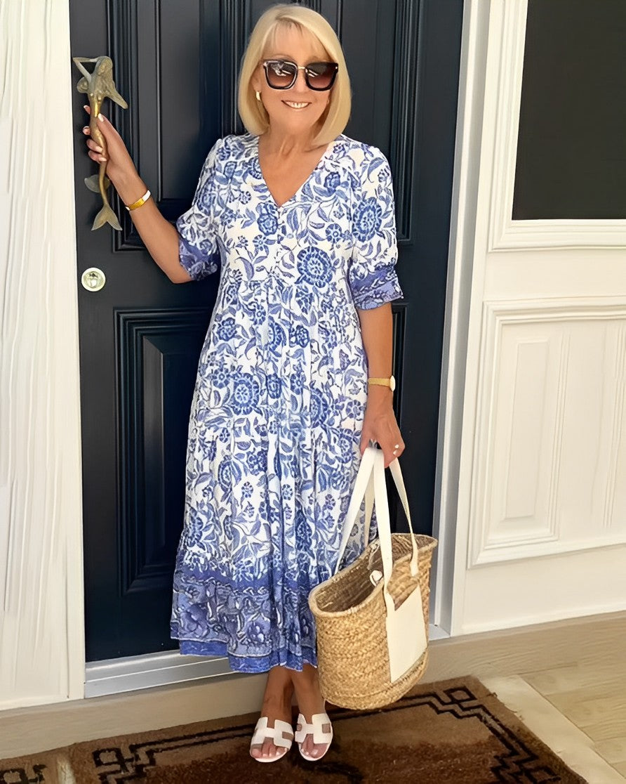 Keisha Graceful Floral Dress