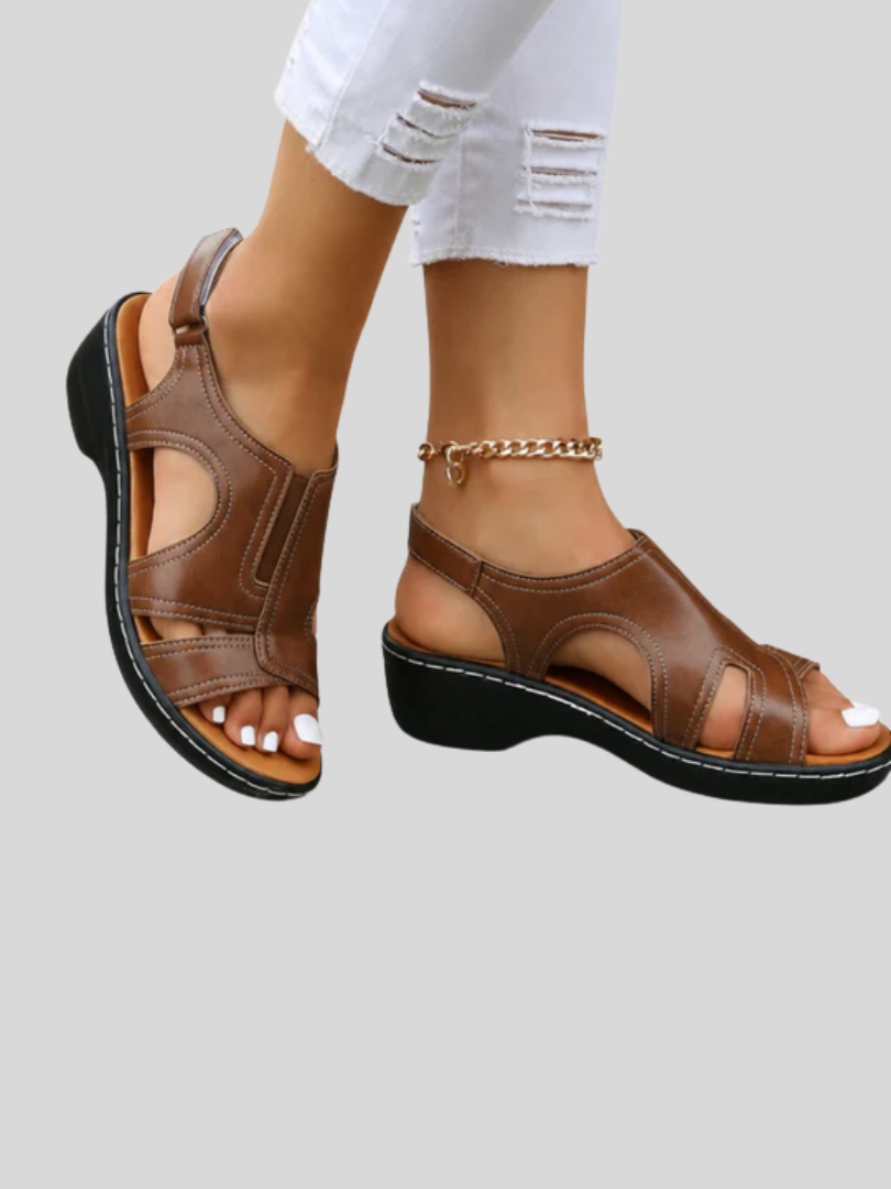 Jolie Orthopedic Leather Sandals