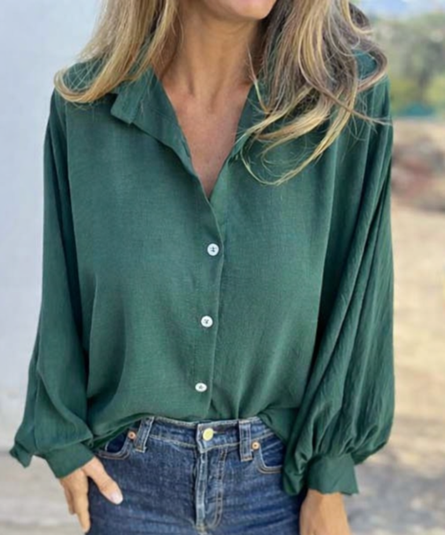 Laurel | Elegant Button Blouse