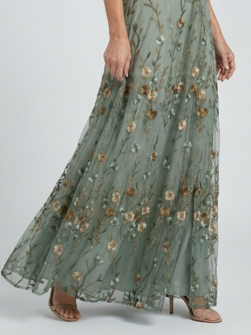 Athena | Halter Bloom Flow Maxi Dress