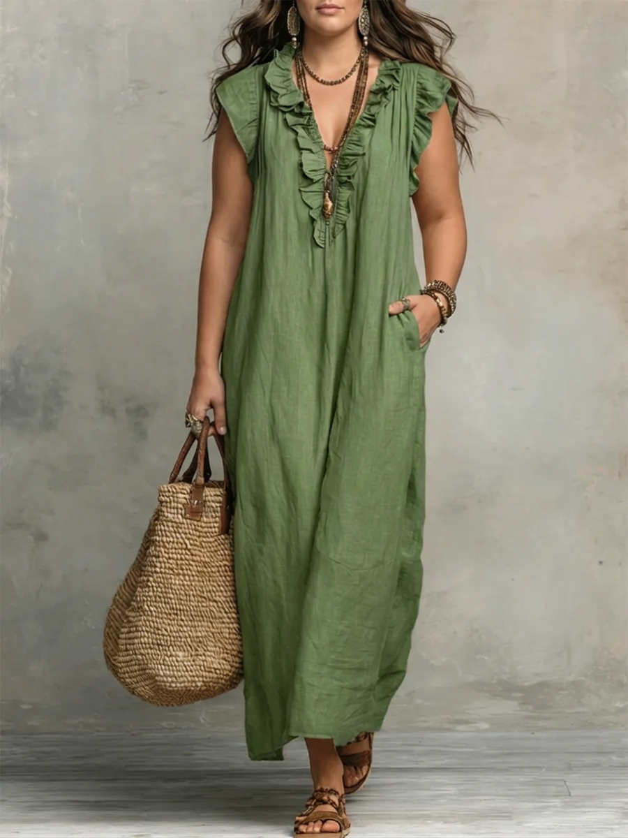 Camellia Summer Maxi Dress
