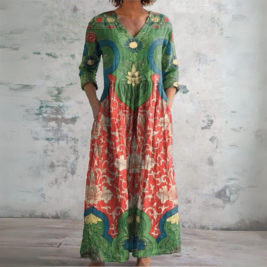 Judith Vintage Floral Dress