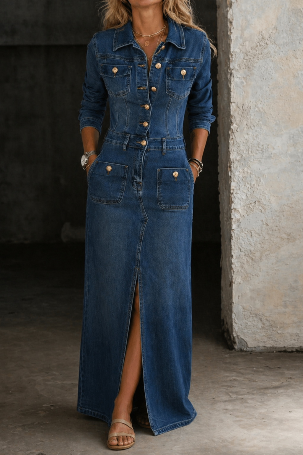 Leila Classic Denim Jacket