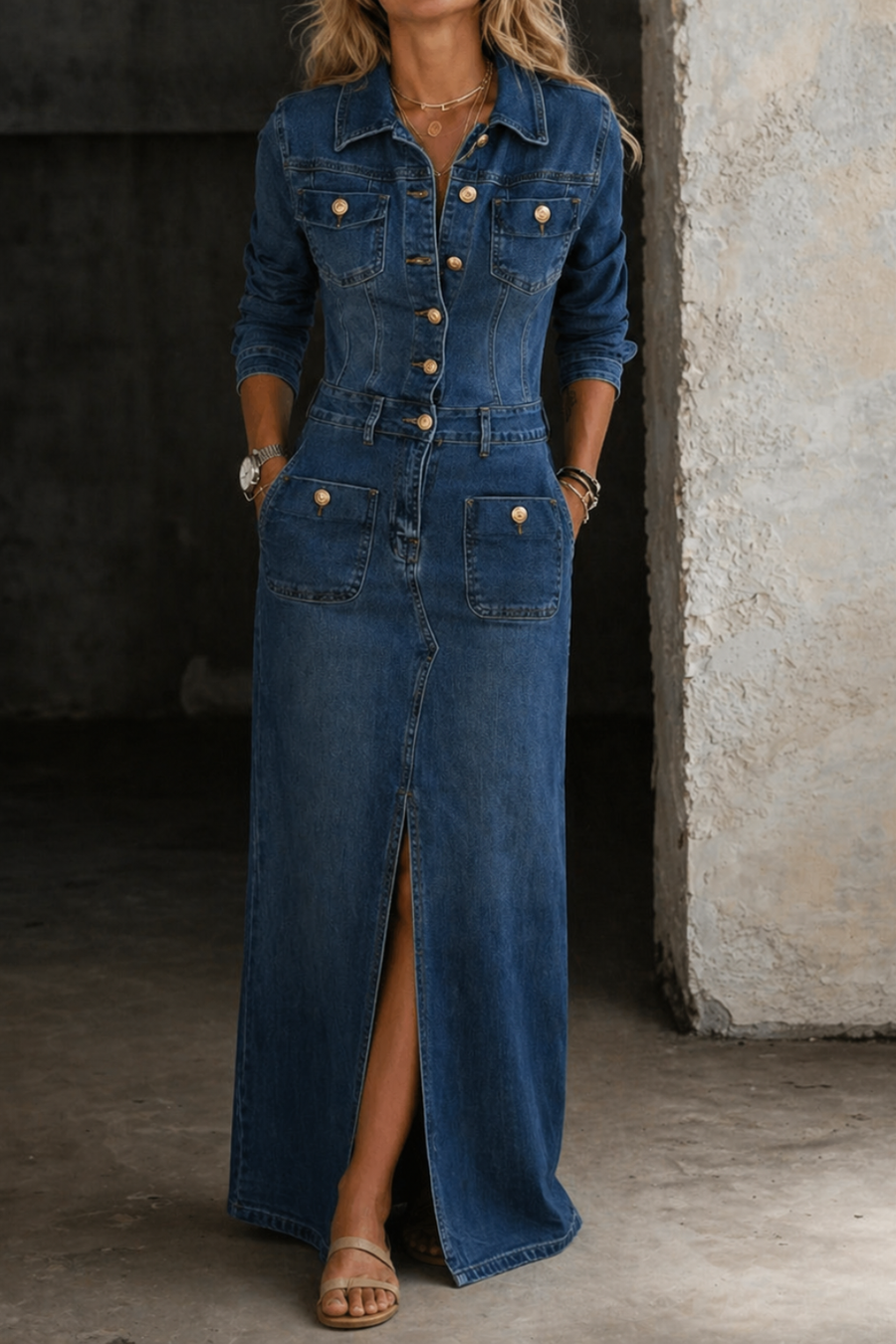 Leila Classic Denim Jacket