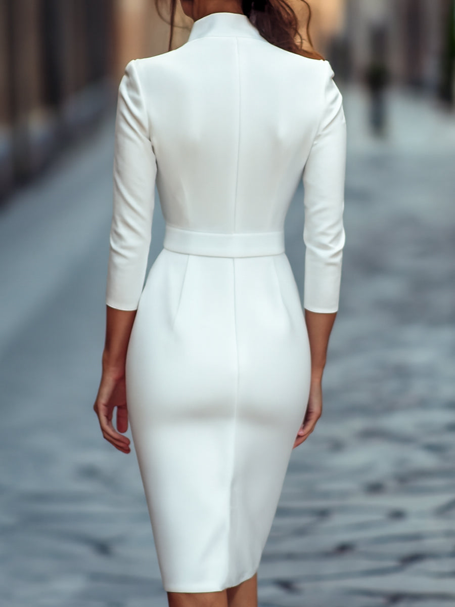 Tivara Elegant Midi Dress