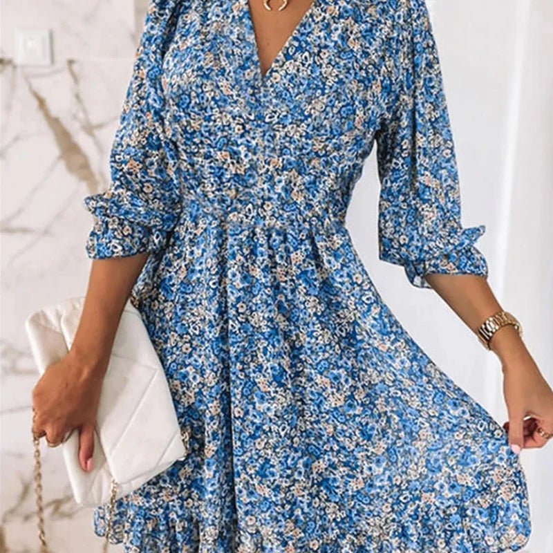 Sunna Elegant Floral Dress