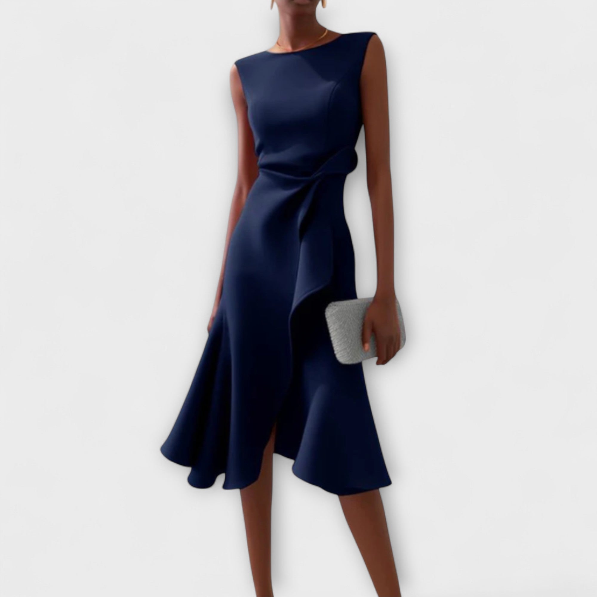 Nora | Draped Asymmetric Midi