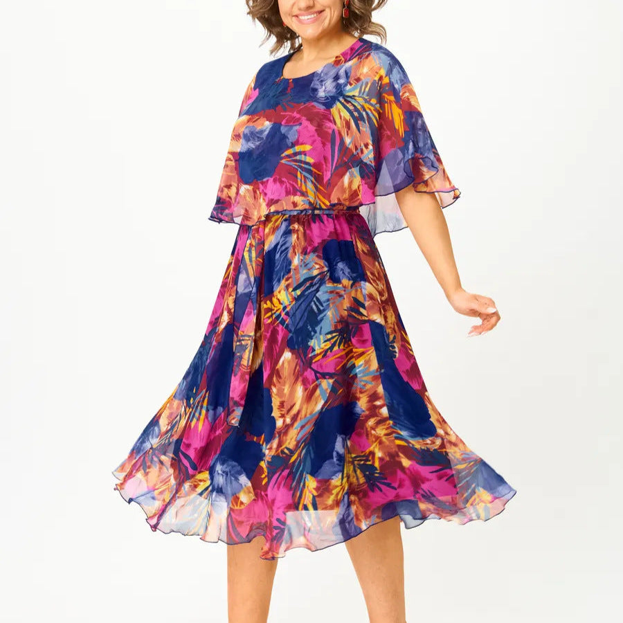 Barbara | Plus Size Chiffon Dress