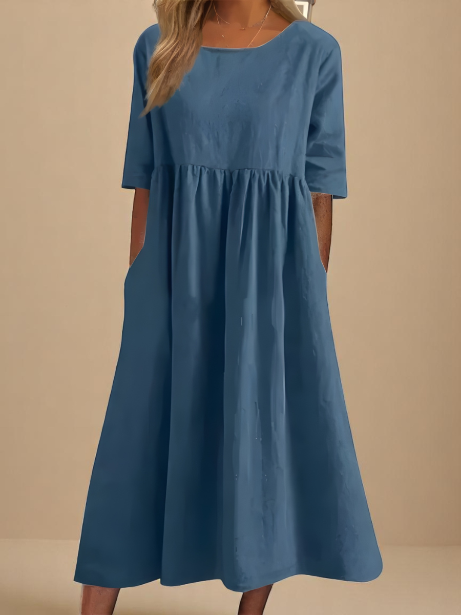 Emily Classic Mid Sleeve Dress