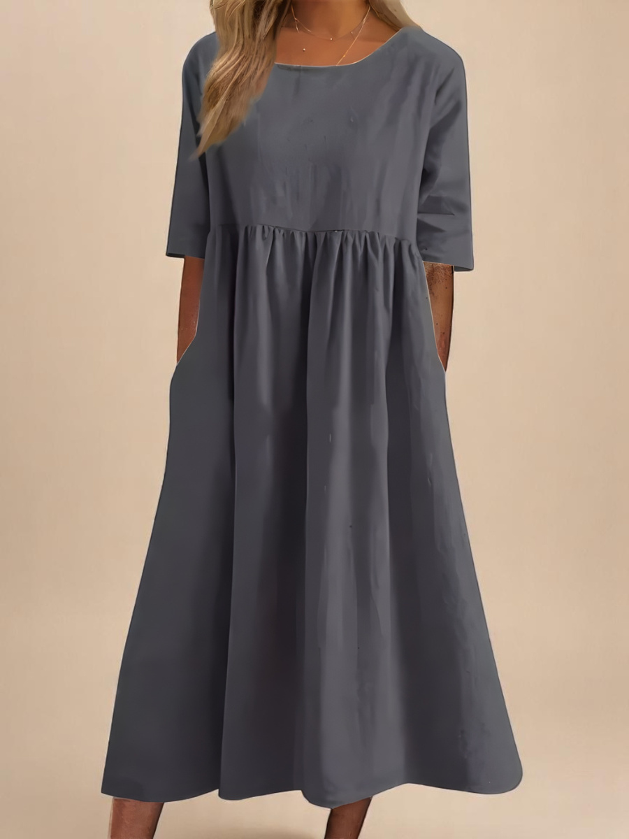 Emily Classic Mid Sleeve Dress