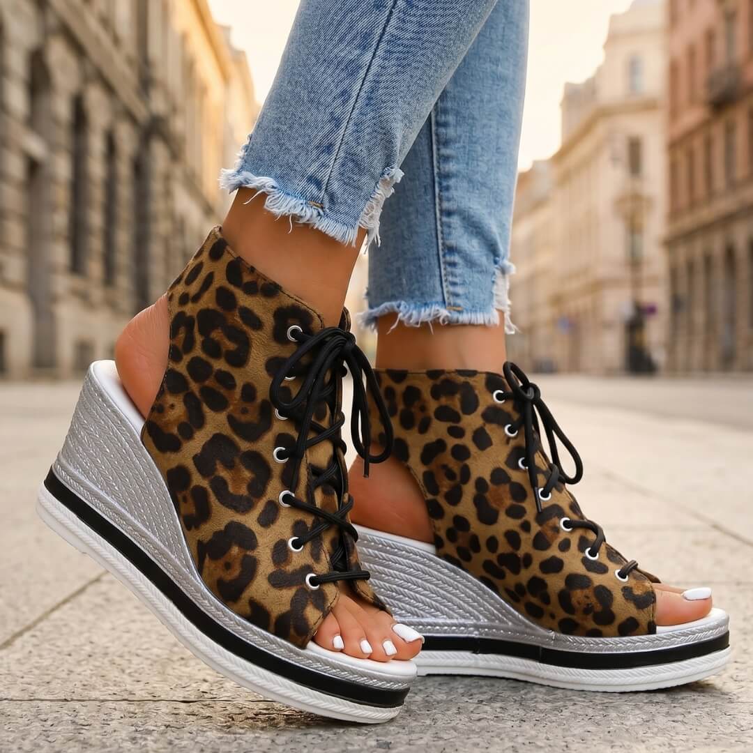 Camille – Elegant Wedge Sandals