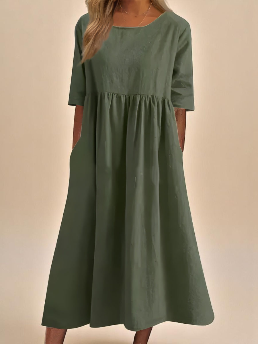 Emily Classic Mid Sleeve Dress