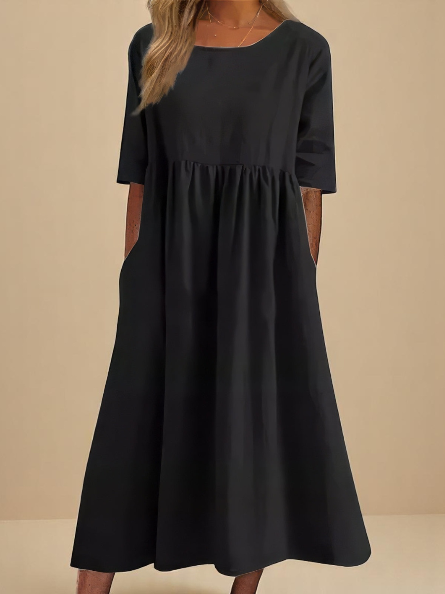 Emily Classic Mid Sleeve Dress