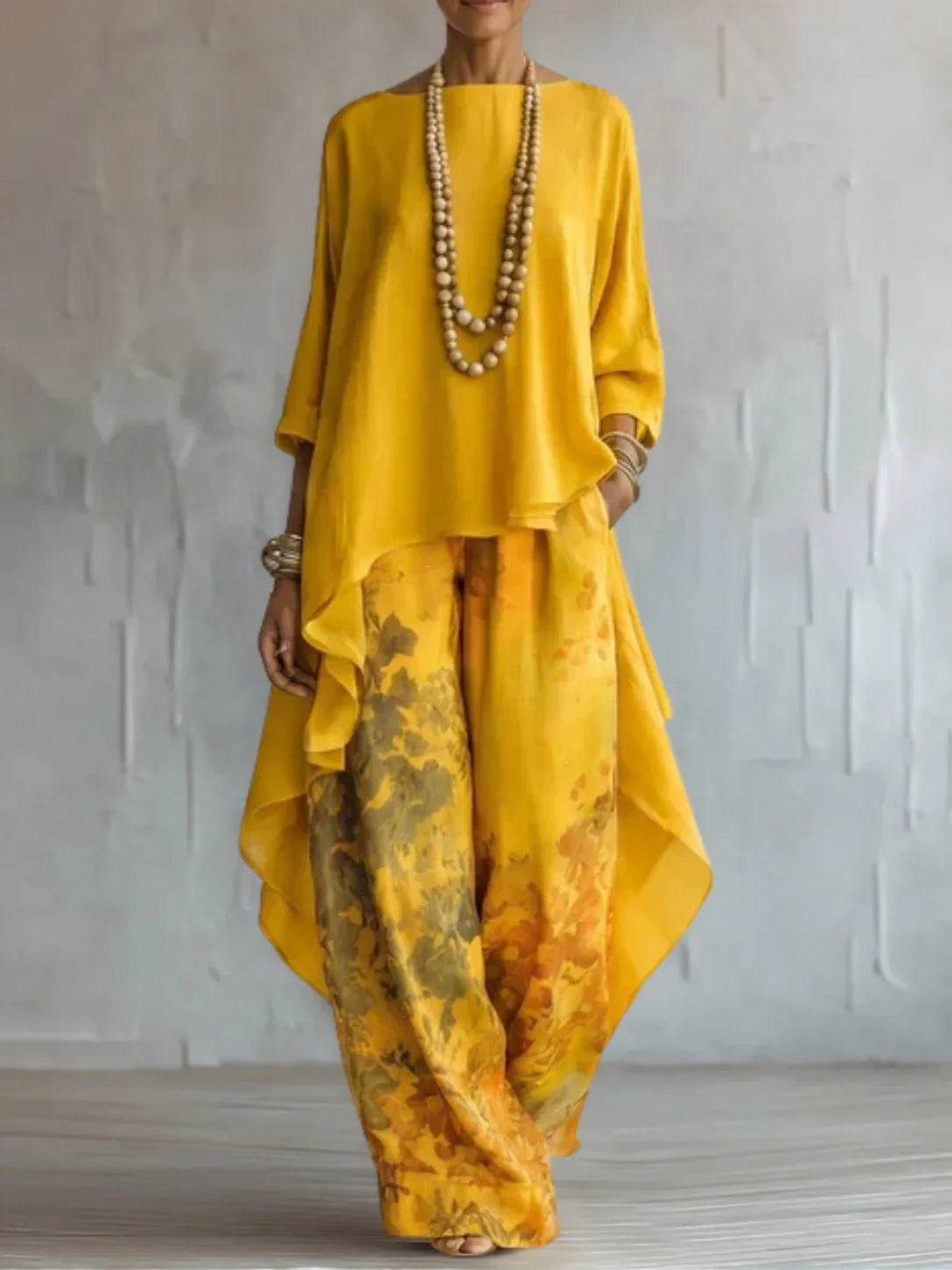Geneva Asymmetrical Floral Set