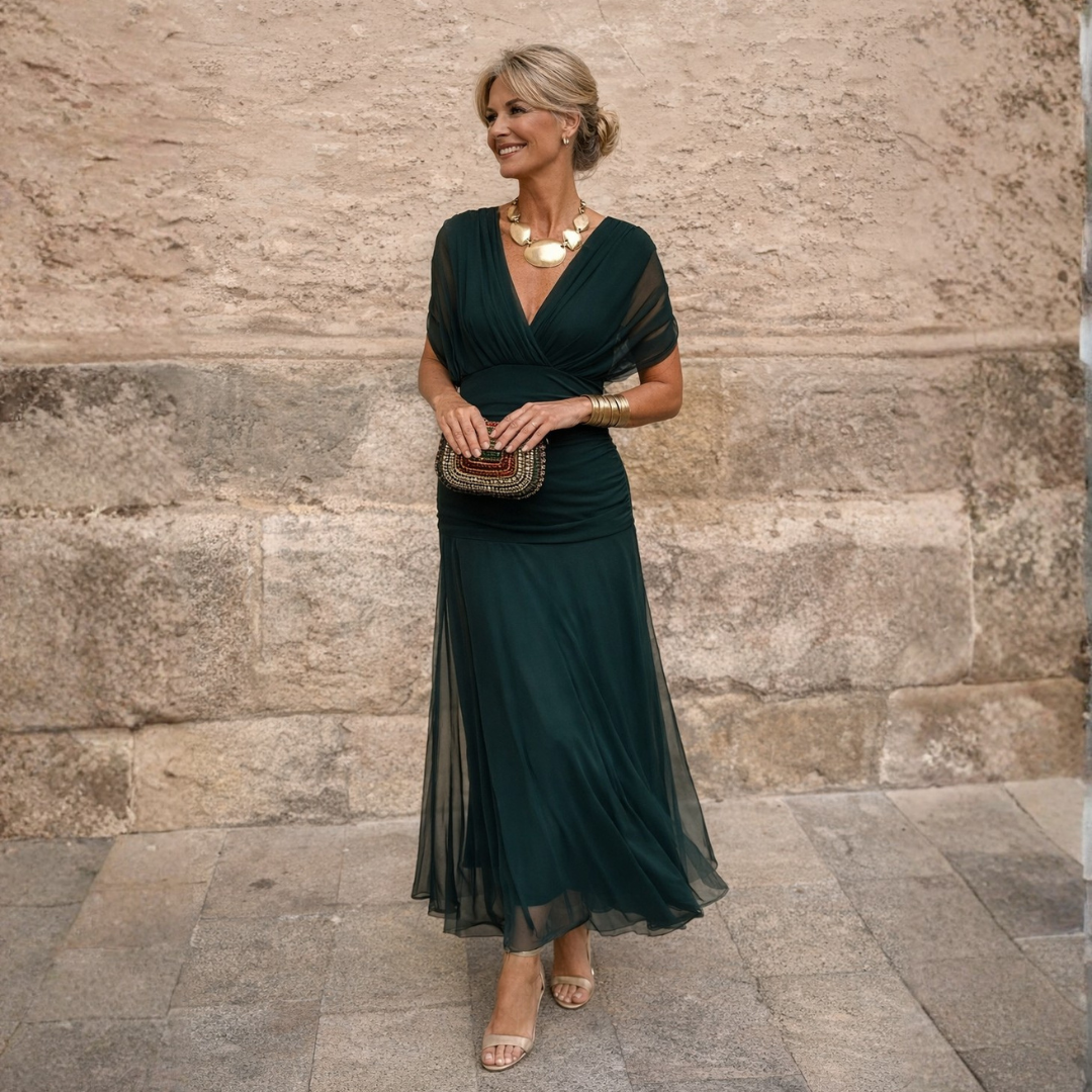 Mikaela Off Shoulder Maxi Dress