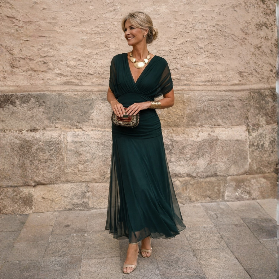 Mikaela Off Shoulder Maxi Dress