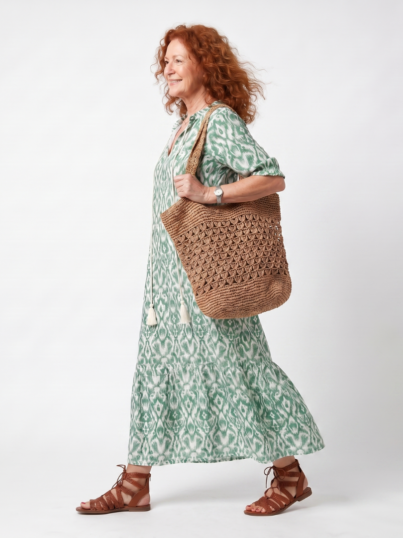 Ilara Tassel Midi Dress