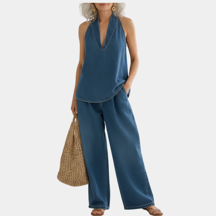 Ivy Vintage Wash Denim Set