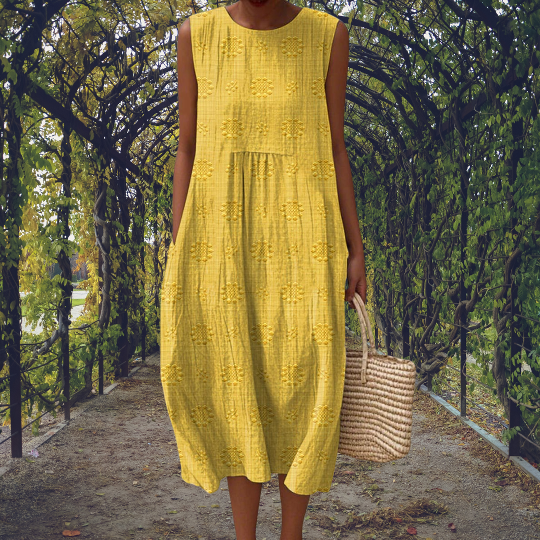Aikaterini Sleeveless Pocket Dress