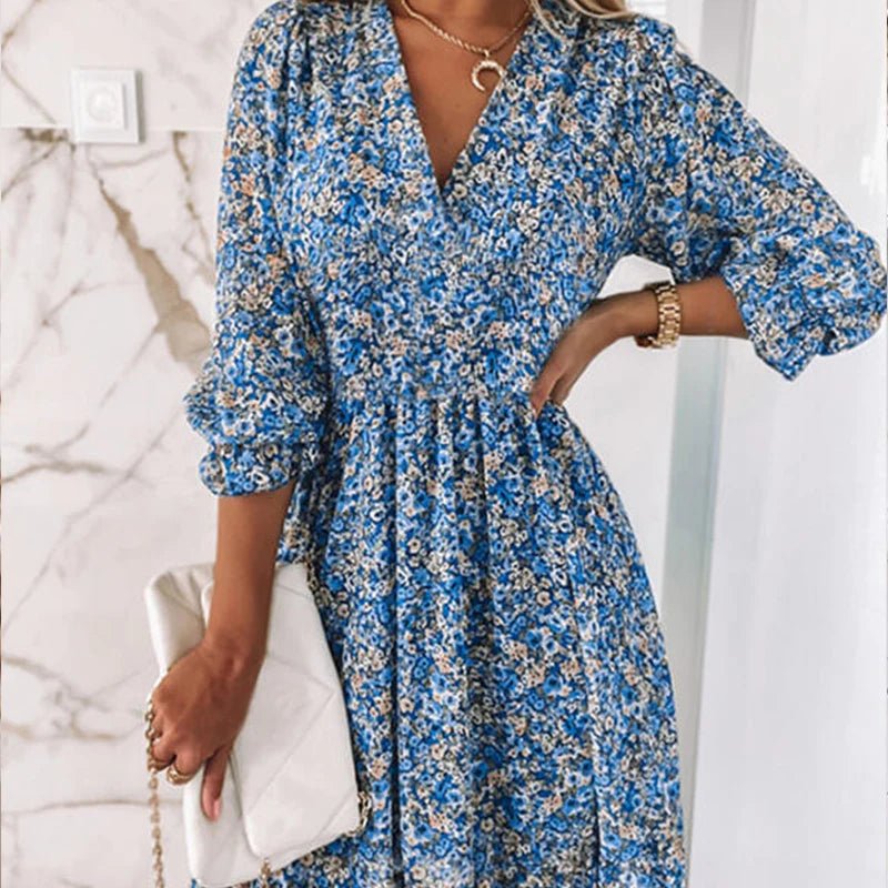 Sunna Elegant Floral Dress