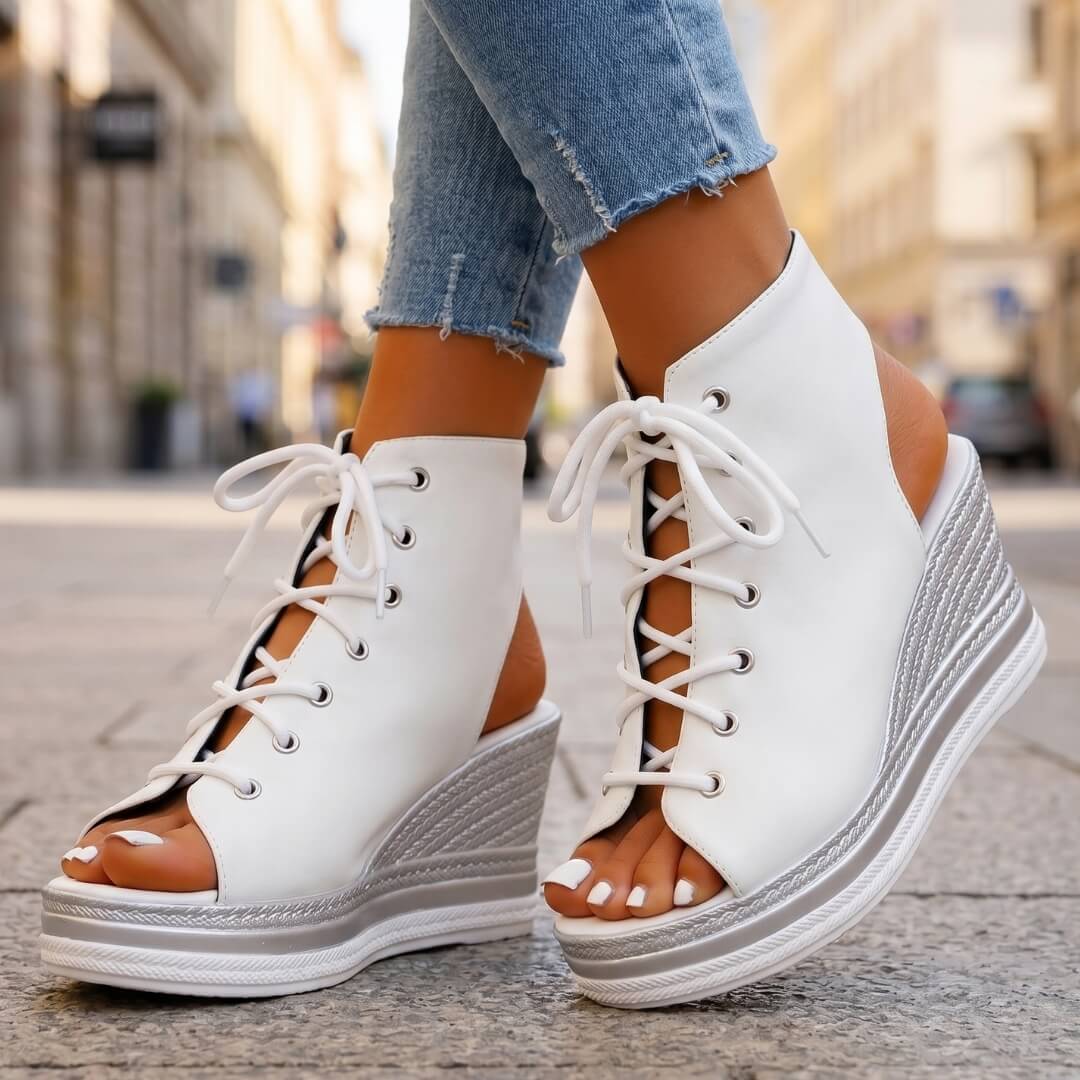 Camille – Elegant Wedge Sandals