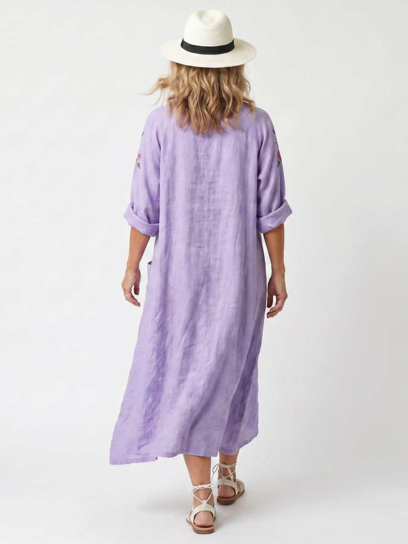 Tavi Floral Oversized Midi Dress