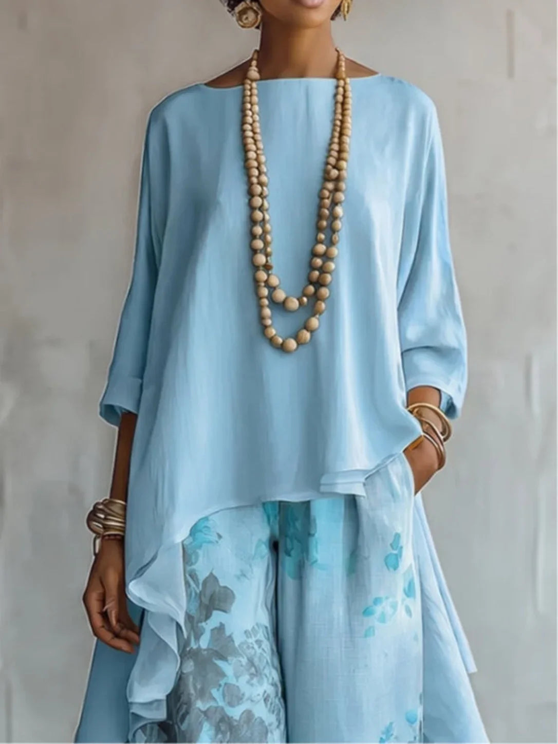 Geneva Asymmetrical Floral Set