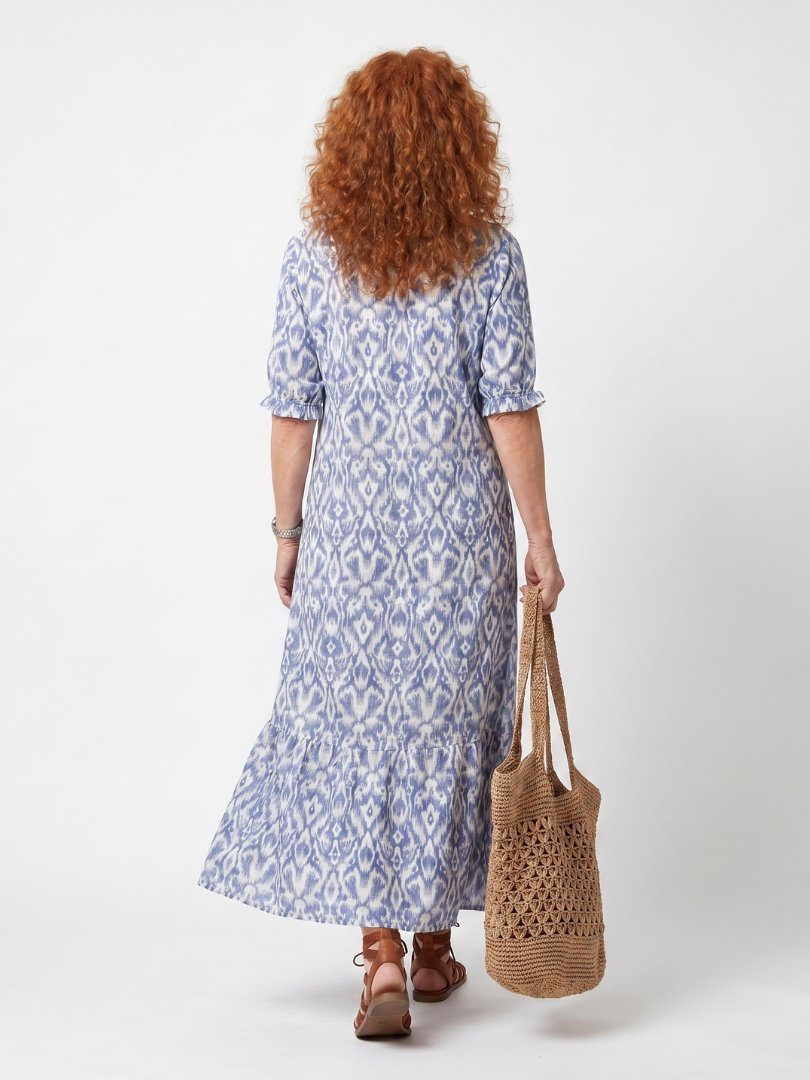 Ottoline Tassel Tie Midi Dress