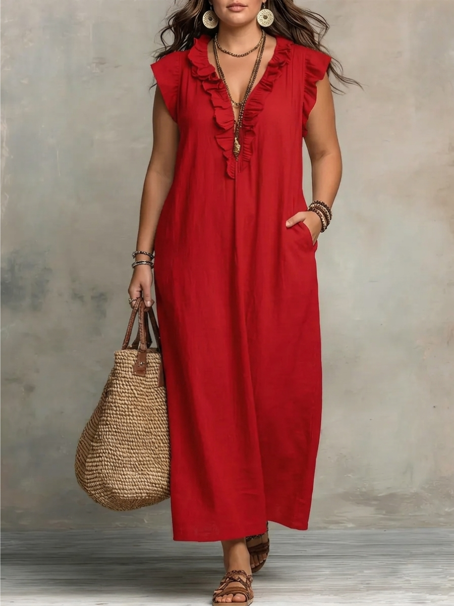 Camellia Summer Maxi Dress