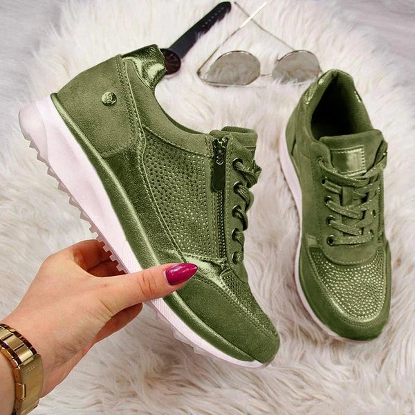 Martina Zip-Up Sneakers